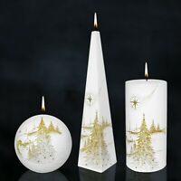 Vianočné sviečky rôznych tvarov